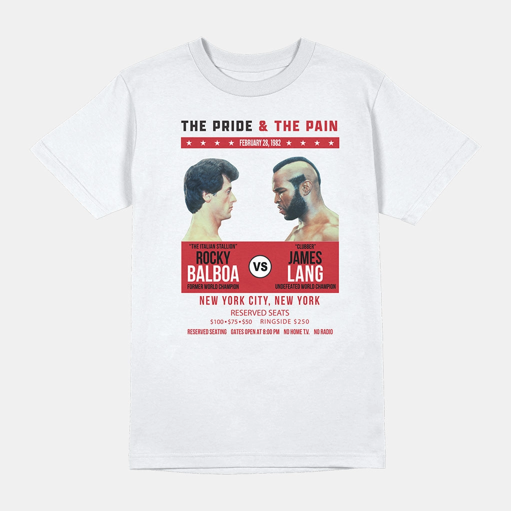 ROCKY THE PRIDE & THE PAIN POSTER SHIRT Sporty Style