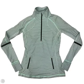 Athletic Jacket By Lululemon In Striped Pattern, Size: S Eco Friendly Fabric Anti Static Treatment
