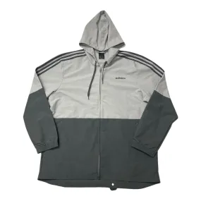 Airtight Fasteners Athletic Jacket By Adidas In Grey, Size:Xl