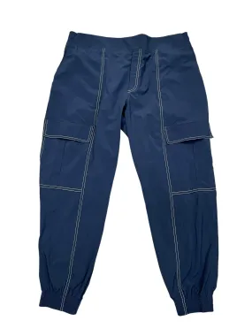 Flexible Waist Athletic Pants By Athleta In Navy, Size:Xl
