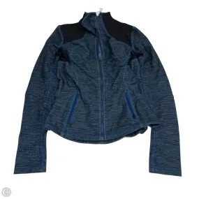 Long Lasting Shape Retention Athletic Jacket By Lululemon In Blue, Size: 8