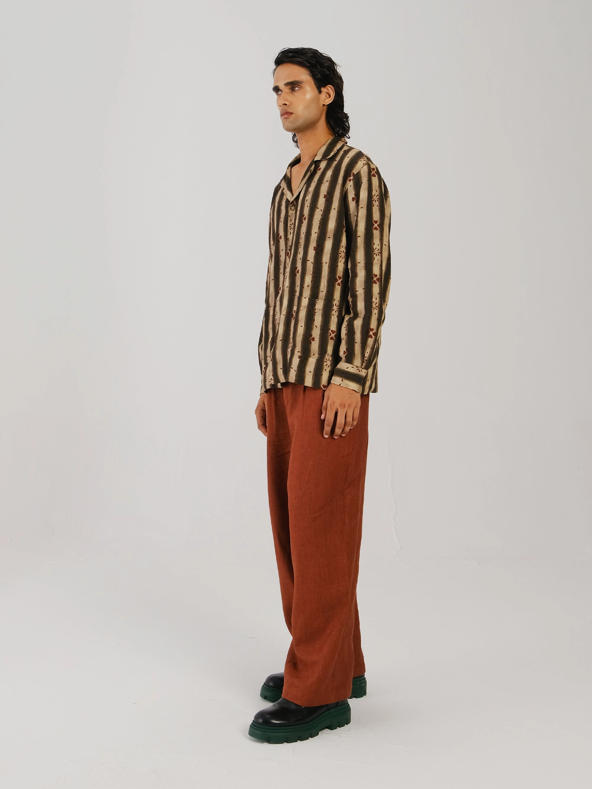 Soft Touch Material WindproofLayer Double Pleat Pant
