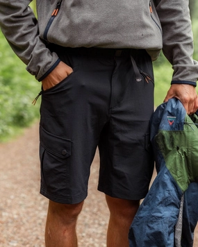 Stride Recycled Active Trail Short - Black All Weather Fit Everyday Ease