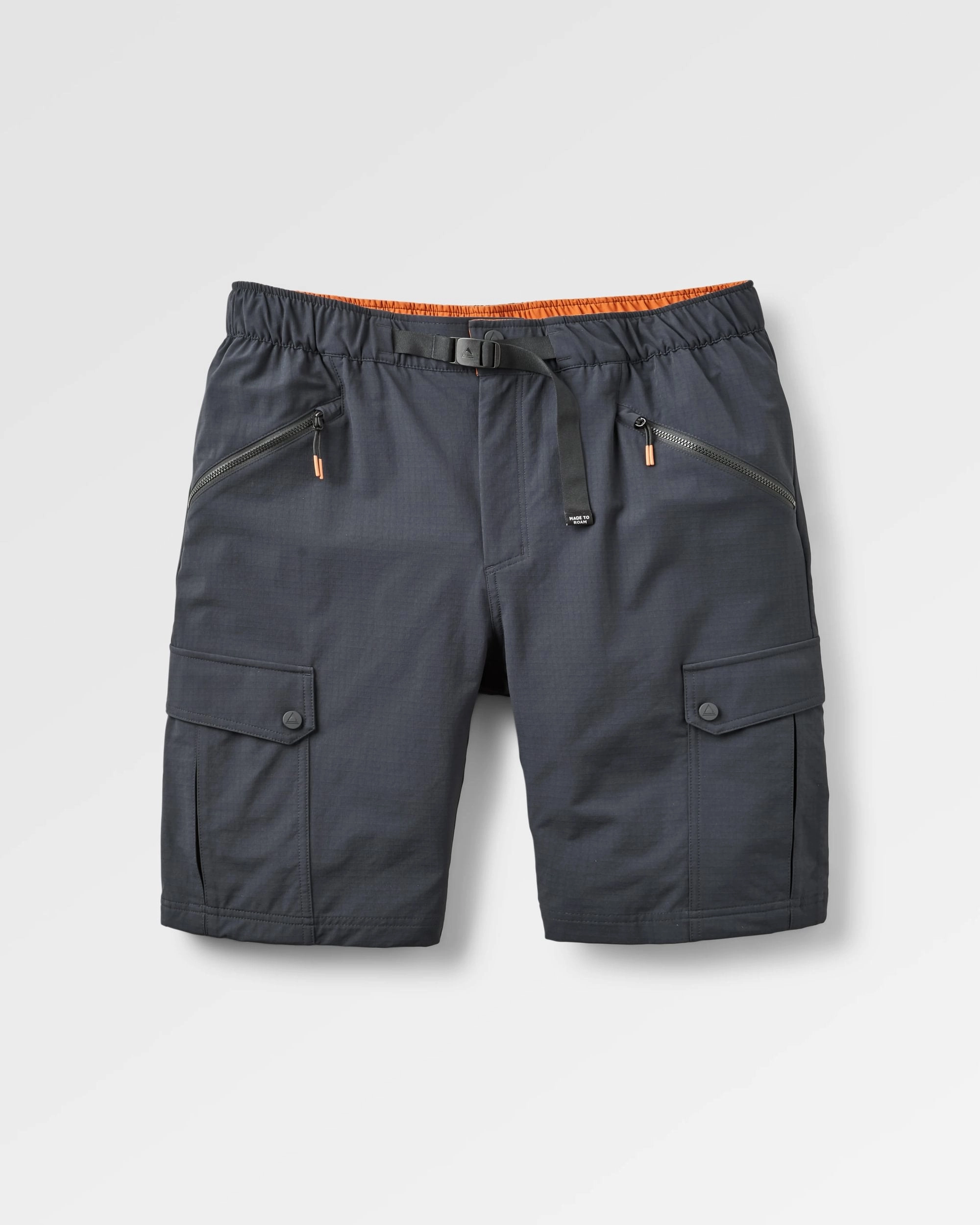 Lightweight Feel Glide On Waist System Stride Recycled Active Trail Short - Black