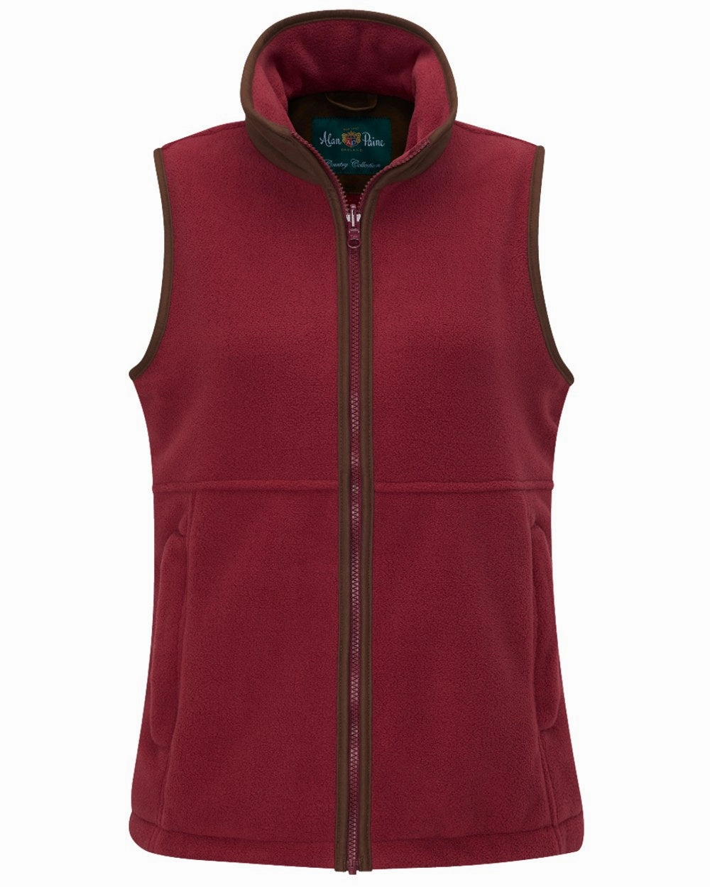 Elasticated Waistband Tailored Silhouette Alan Paine Aylsham Ladies Fleece Gilet Clearance