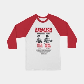 ROCKY REMATCH OF THE CENTURY POSTER RAGLAN VentilatedMesh SlimFit