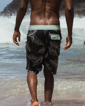 tumble dry Core Stretch Cruiser Netplus? Recycled 21" Boardshort - Palm Faded Black