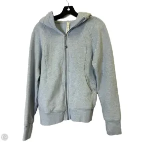 Clean Minimal Look Non Restrictive Tailoring Athletic Jacket By Lululemon In Blue, Size: 8