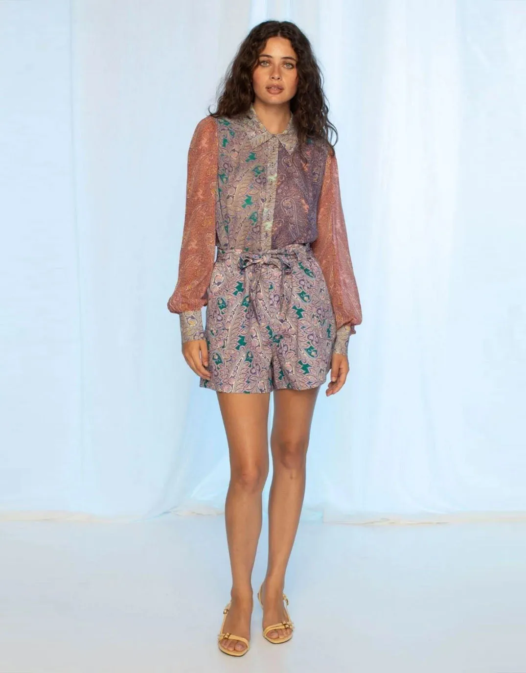 Road Trip Ready Year-Round Wear Lillian Blouse - Multi