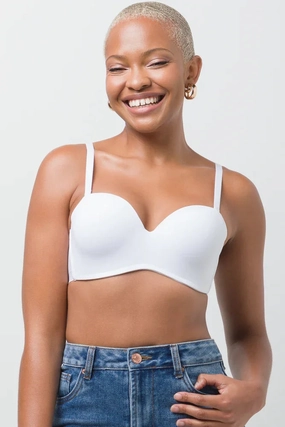 Supportive seams Sports Apparel 2 Pack Multiway Bonded Bras Small Natural