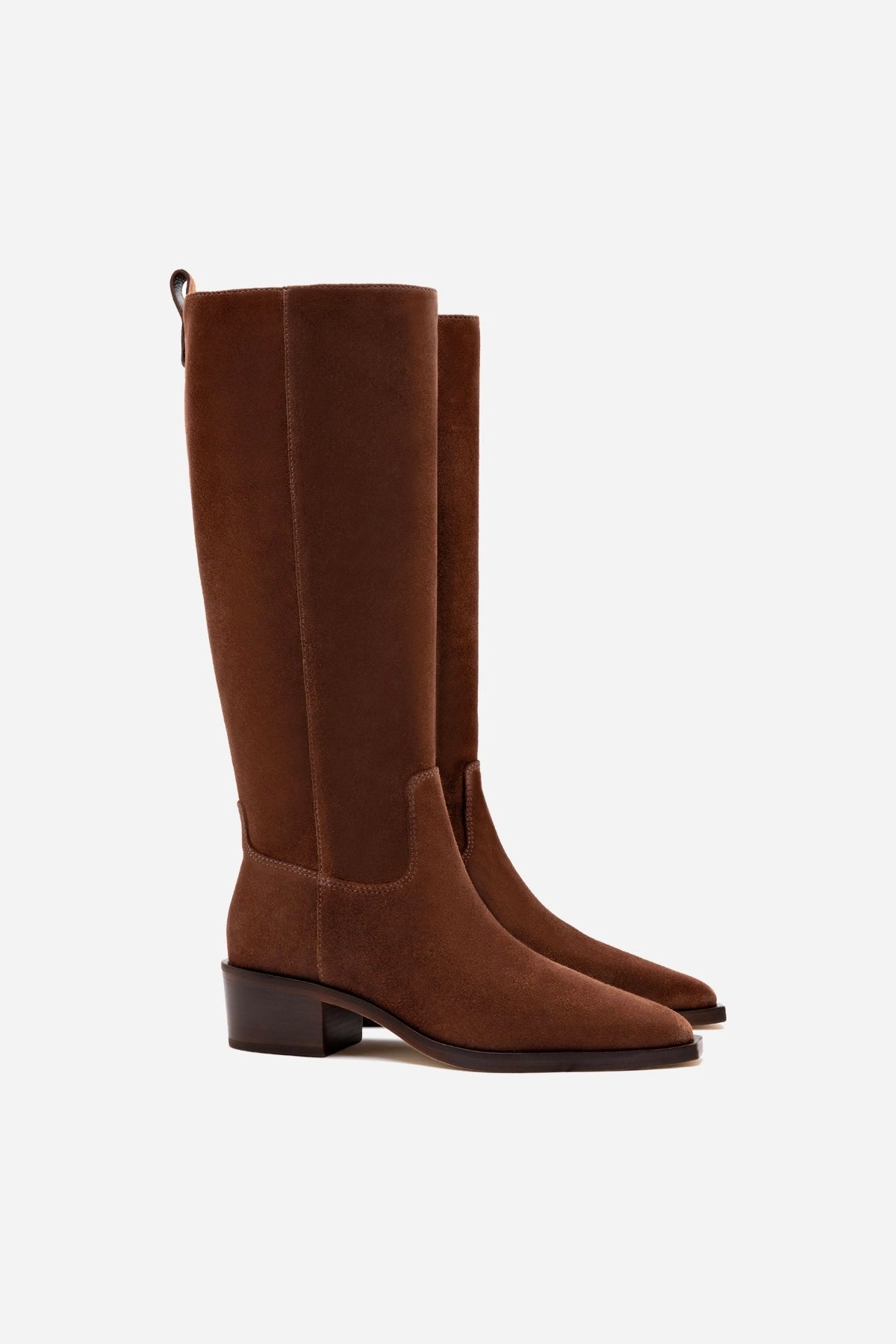 Padded Interior Rainy Day Commuter Florencia Boot In Burnt Umber Suede