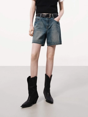 Loose Fit Denim Shorts Easy Flow Fit