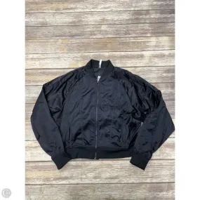 Odor Control Finish Athletic Jacket By Fabletics In Black, Size: M