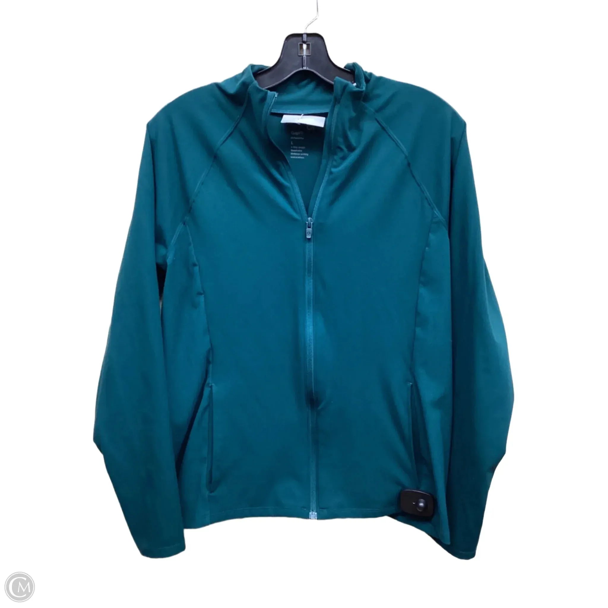 Athletic Jacket By Gapfit In Green, Size: L Comfort Focused Design Hypoallergenic Lining