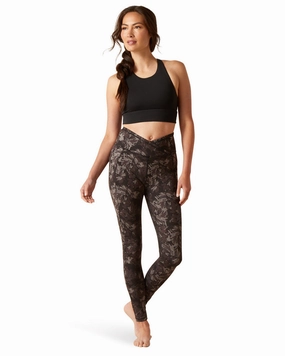 Trendy Waist Ariat Womens Eos Etch Half Grip Tight Clearance