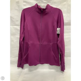 Athletic Jacket By Fila In Purple, Size: M Cold Day Look