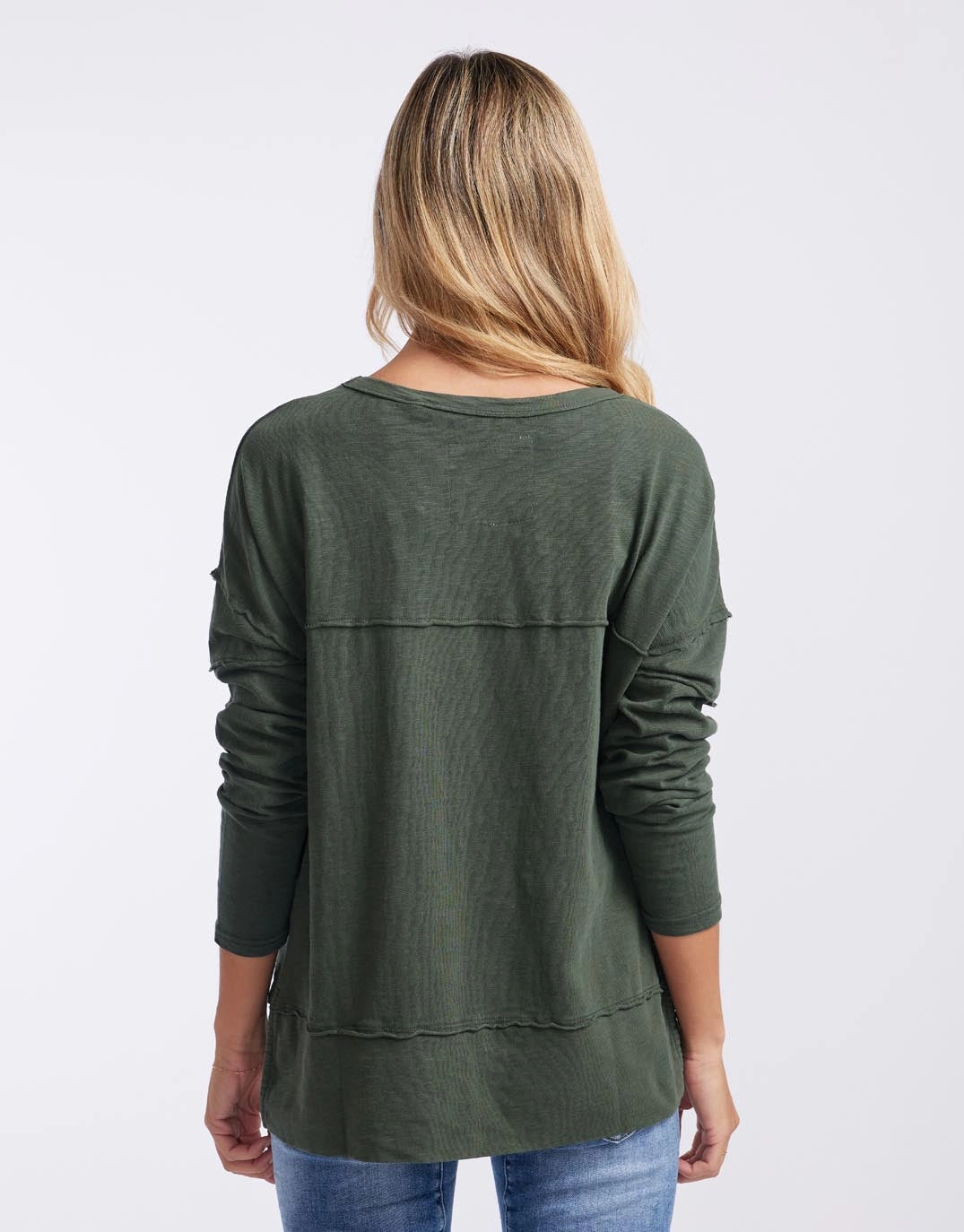 Jayne Throw On Top - Khaki Trendy Layering anniversary