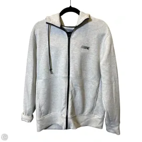 Athletic Jacket By American Eagle In Grey, Size: L Compression Fit Design Ergonomic Articulation