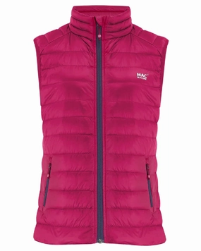 Mac In A Sac Womens Alpine Down Gilet Flexible Elasticity Insulated Core Technology