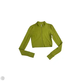 Athletic Jacket By Clothes Mentor In Green, Size: S AllPurposeFastening Ventilation System