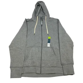 Athletic Jacket By Tek Gear In Grey, Size: Xxl Reinforced Hems SoftshellMaterial