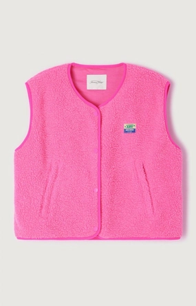 American Vintage Hoki Fleece in Pink Acid Multi Use Piece Convertible Features