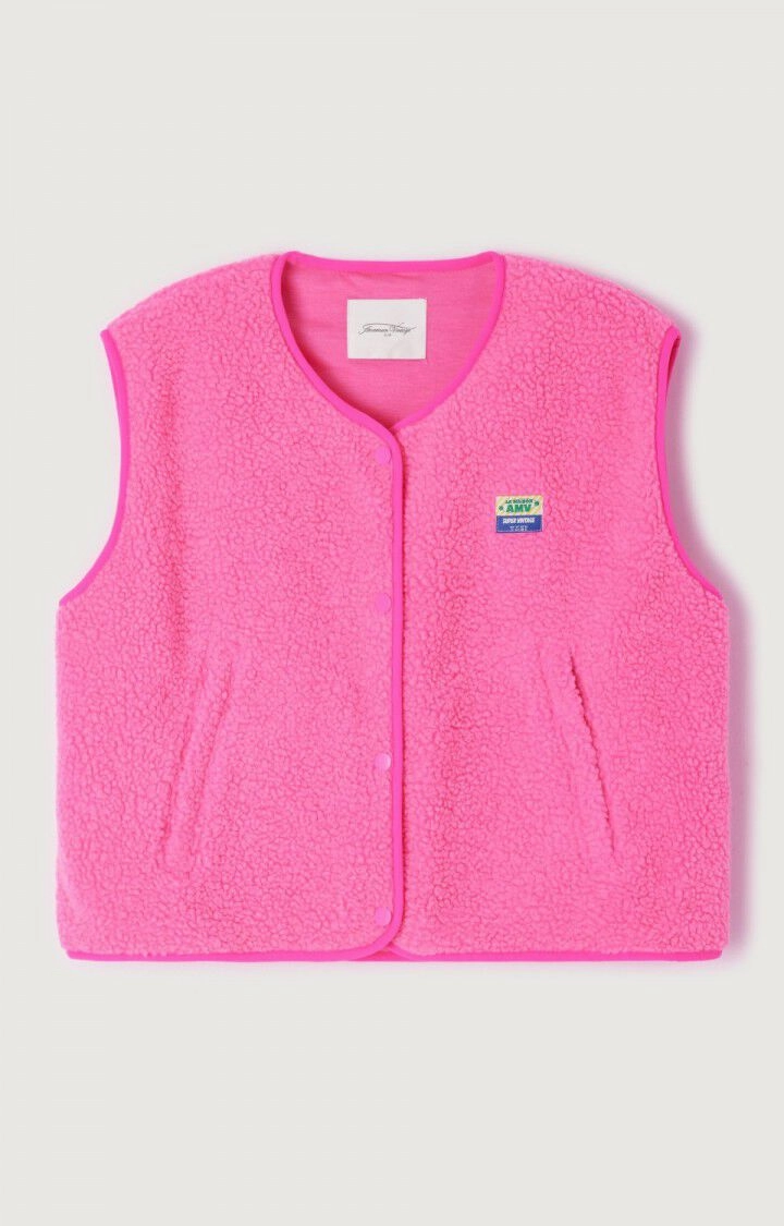 American Vintage Hoki Fleece in Pink Acid Multi Use Piece Convertible Features