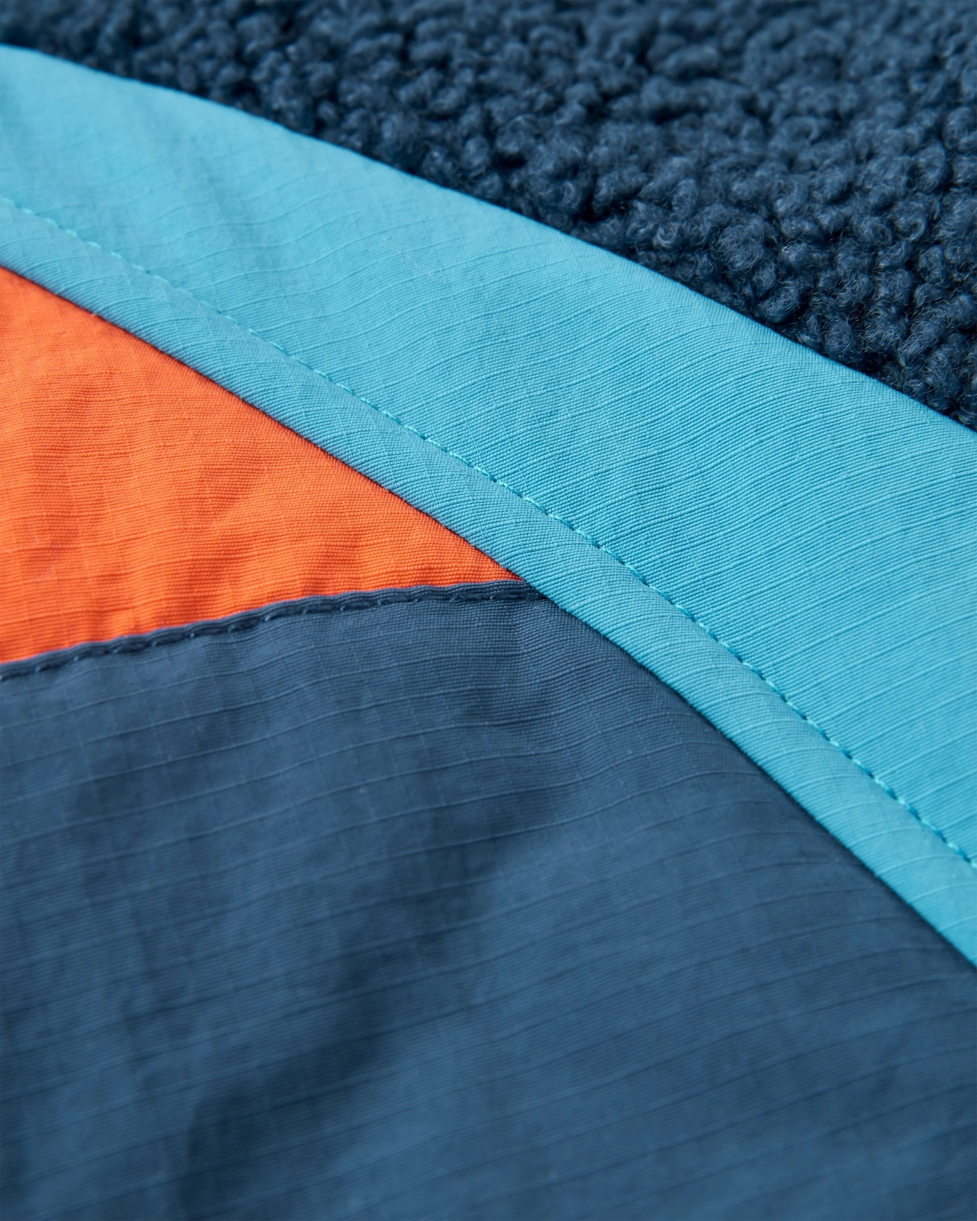 Lara Quilted Jacket - Rich Navy/Ember Orange Detachable Layers Stretch Comfort