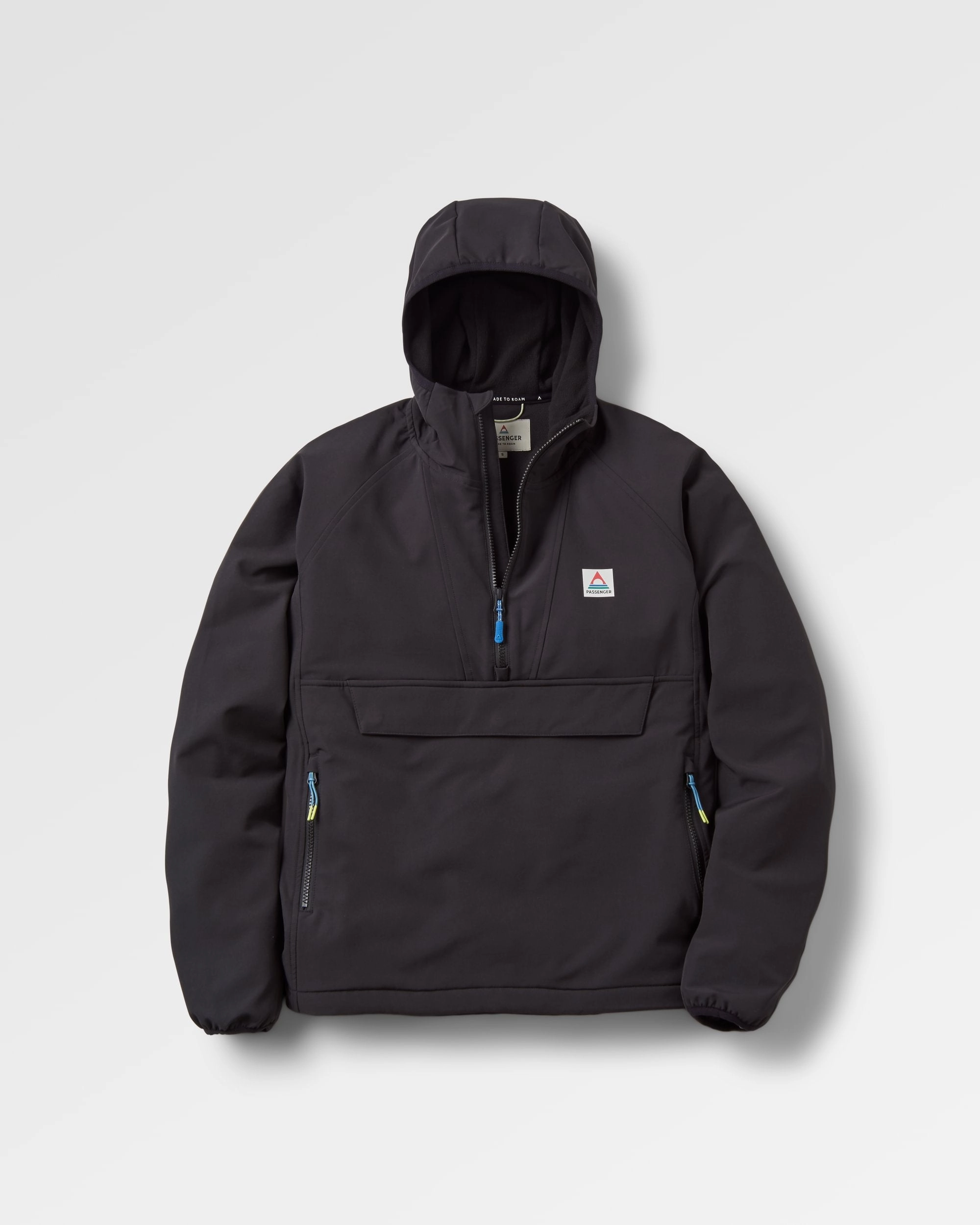 Recycled materials Ocean Recycled Softshell Anorak - Black