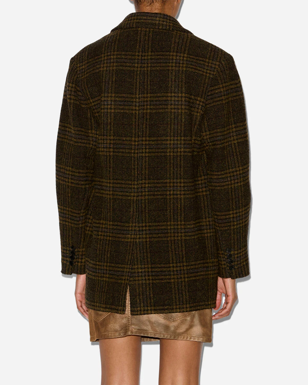 Moisture Wicking Inner Layer Marant Etoile Gesina Jacket in Khaki