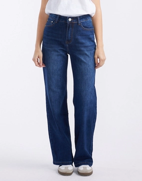 Neat Look Marlowe Stretch Straight Leg Jean - Dark Wash