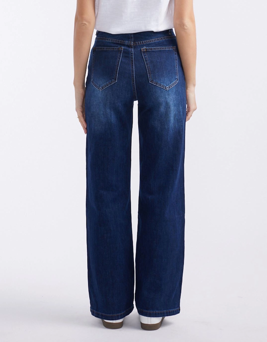 Marlowe Stretch Straight Leg Jean - Dark Wash Classic Casual Classic Wear Morning Stroll