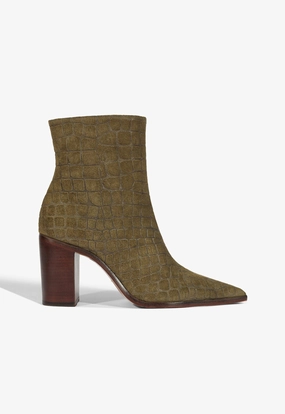 Quick Slip Mary Block Bootie