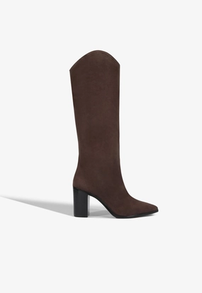 Middle-Aged Man Responsive Midsole Maryana Block Suede Boot