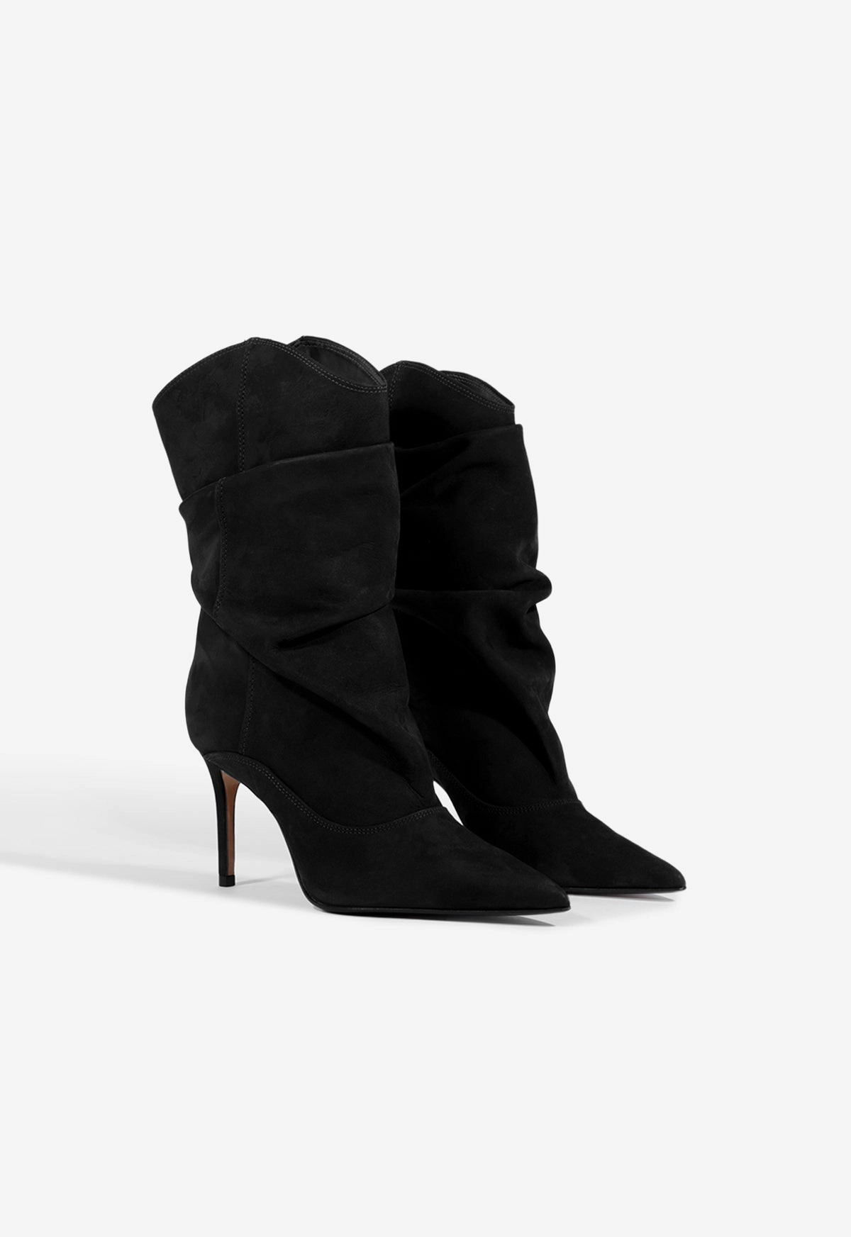 Maryana Slouch Nubuck Bootie High Traction Open Toe