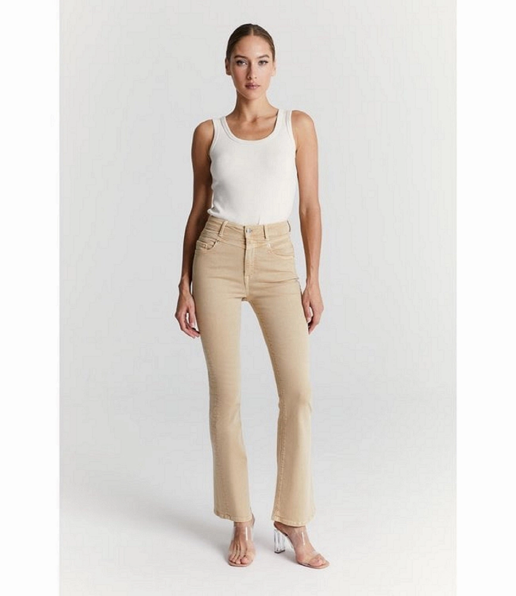 Perfect Stretch Urban Style Matilda - Pant - Beige - L30