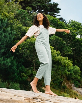 Relaxed Comfort Meadows Organic Cotton Dungarees - Pistachio
