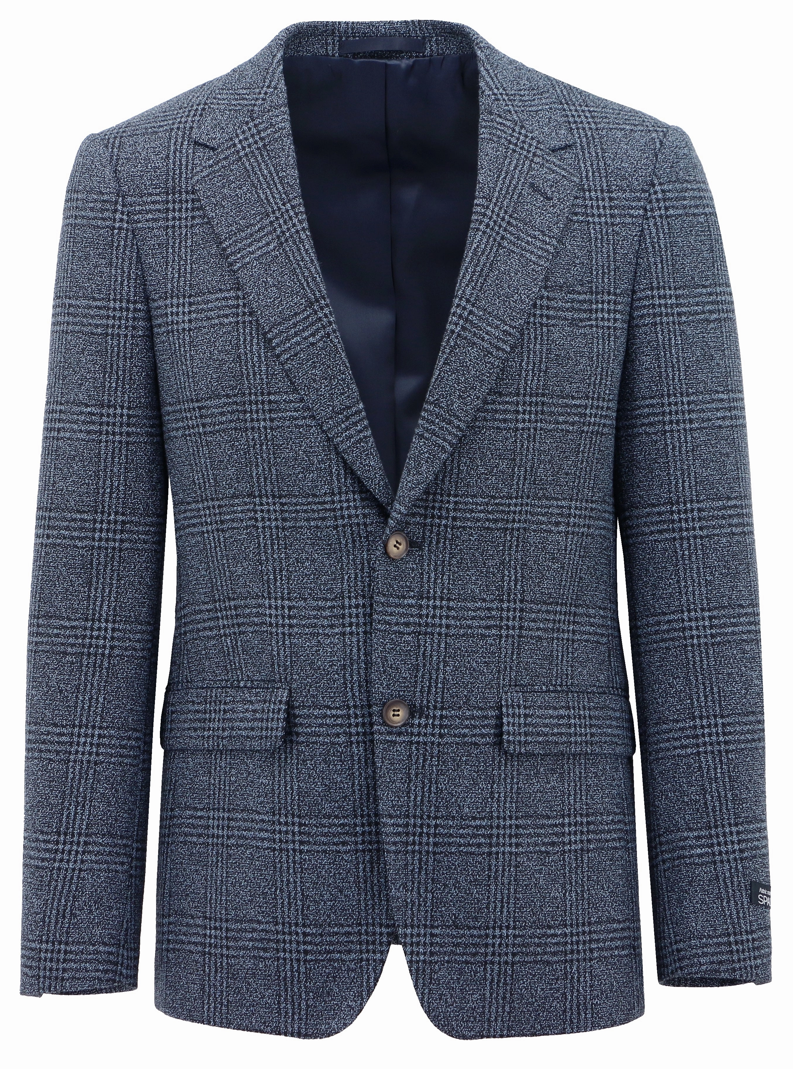 Melrose Blue Checked Sports Jacket Temperature Regulating Lining Anti Pilling Surface Treatment