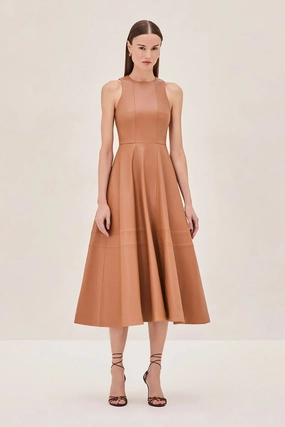 ALEXIS | England Dress - Saddle Lined interior