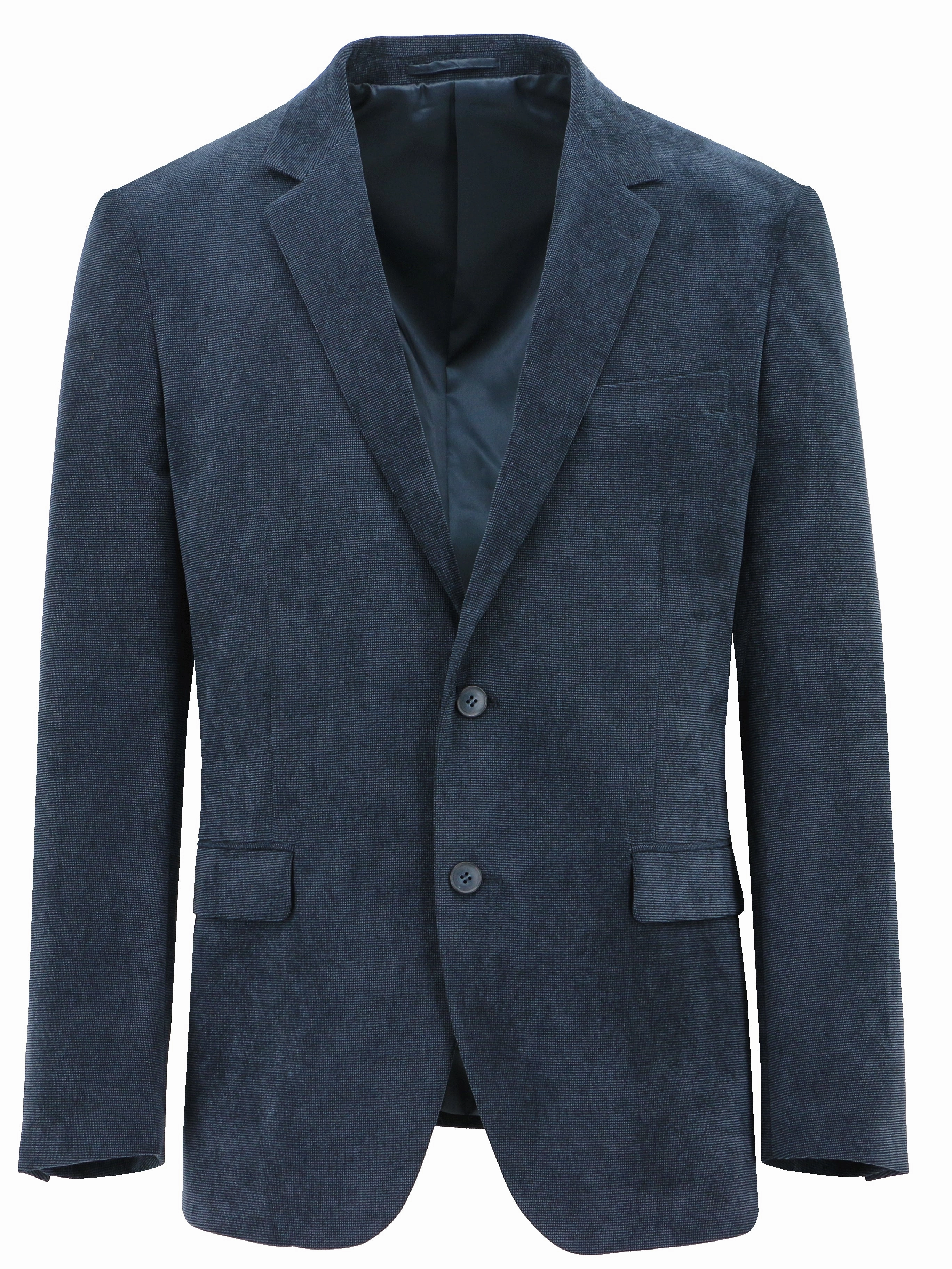 Mikhal Navy Microdotted Sports Jacket Reversible Style