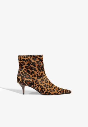 Mikki Mid Hair Calf Bootie Clean Form