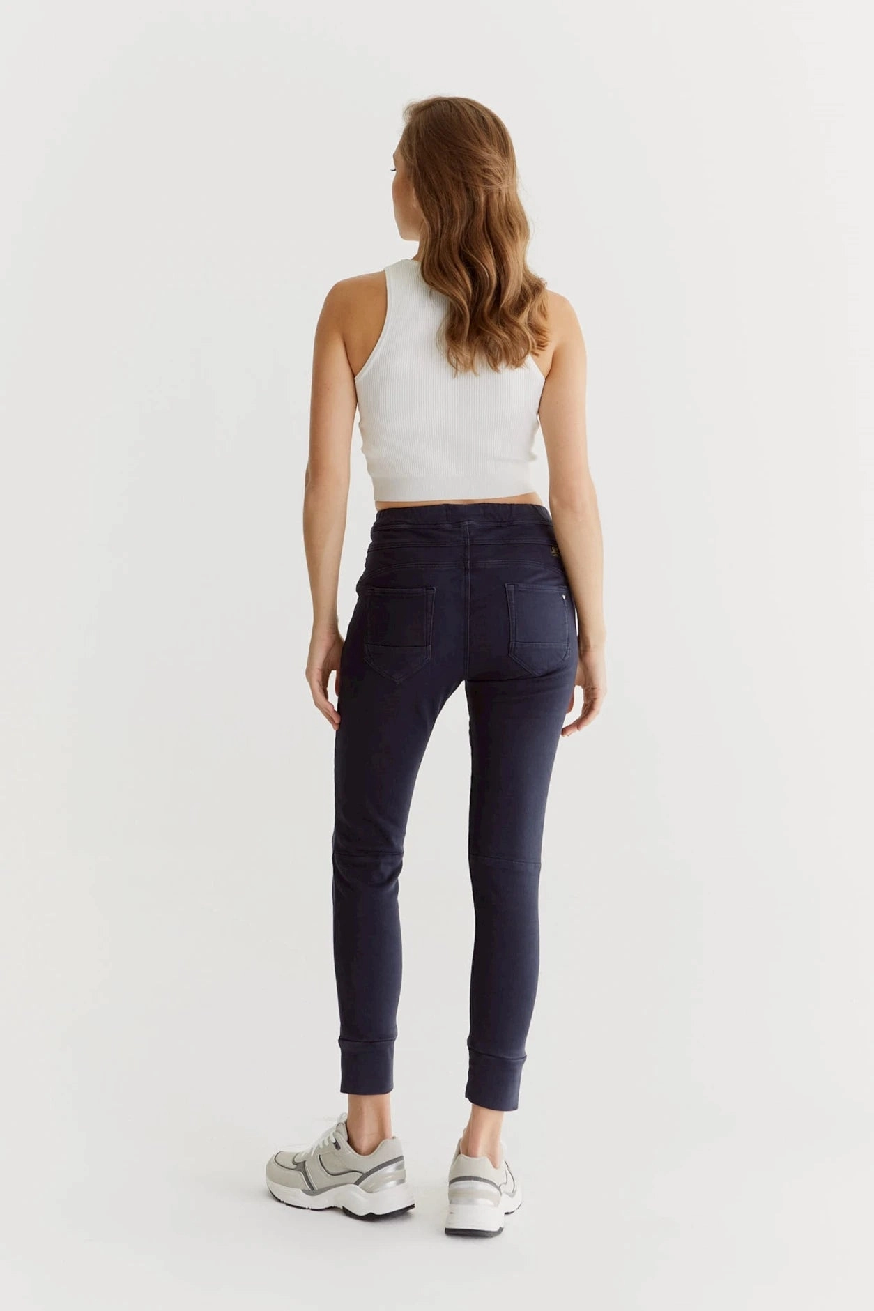Trendy Appeal Mila Slim Jogger Pant - Navy - 27" Inseam L01