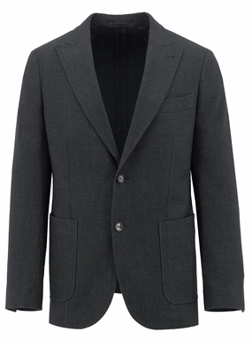 Milna Black Sports Jacket Fleece Lined Soft Weather Wear