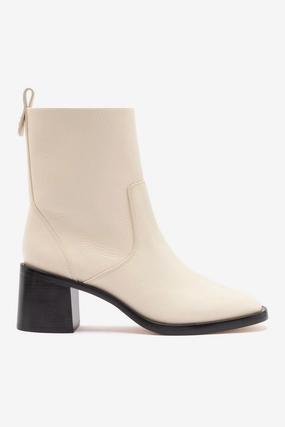 Mini Ricky Boot In Ivory Leather Color Pop