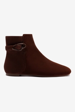 Quality Design Mini Verona Boot In Brown Suede