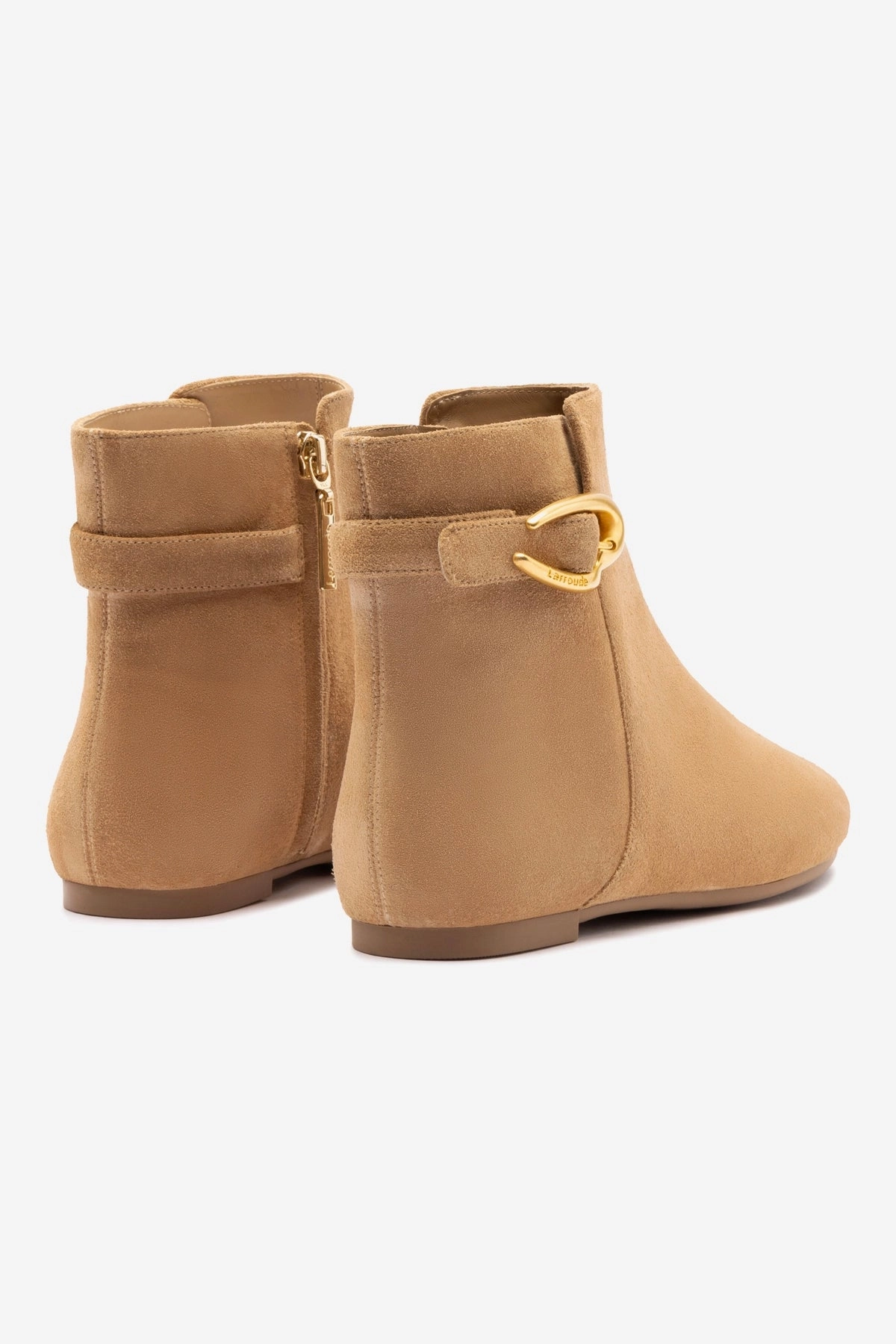 Perfect Fit Lace-Up Design Mini Verona Boot In Peanut Suede