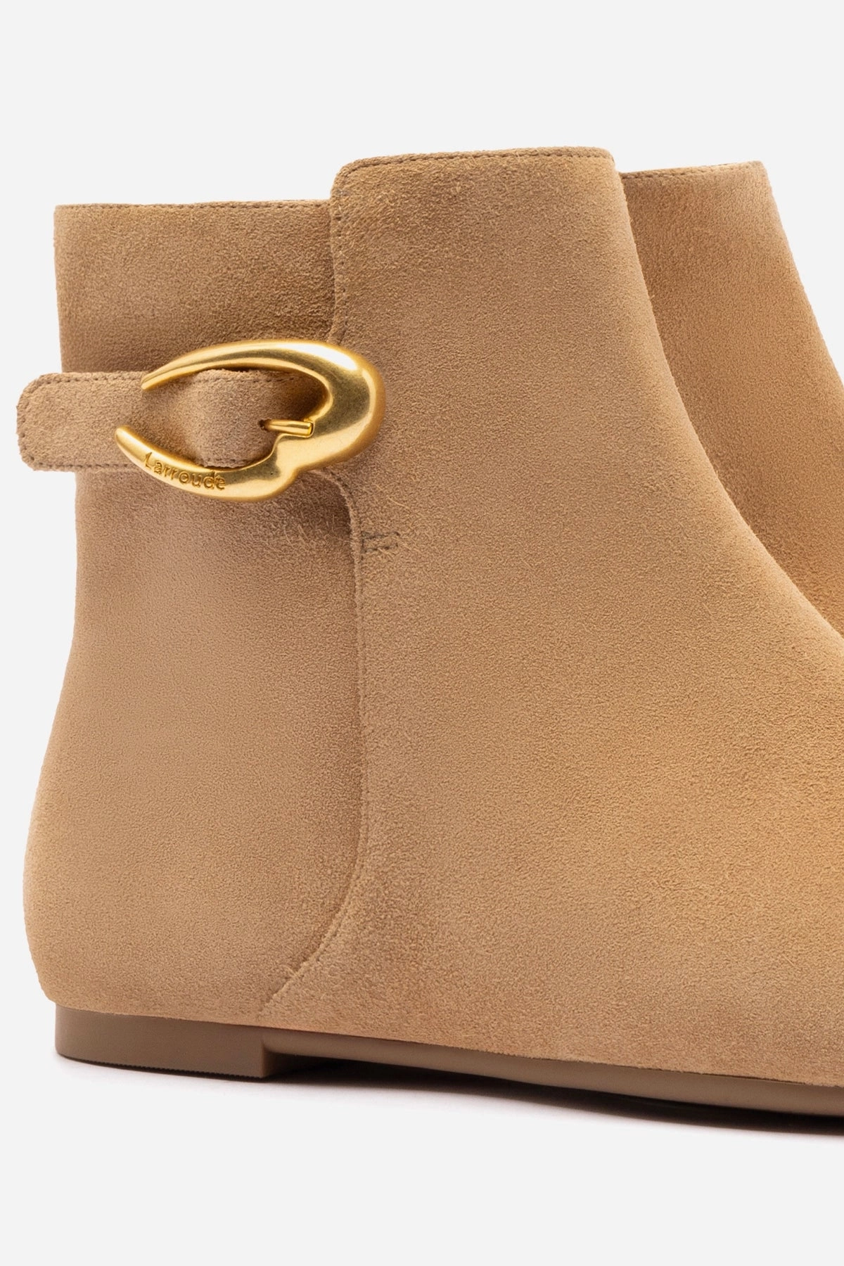 Hiking Style Breathable mesh panel Mini Verona Boot In Peanut Suede
