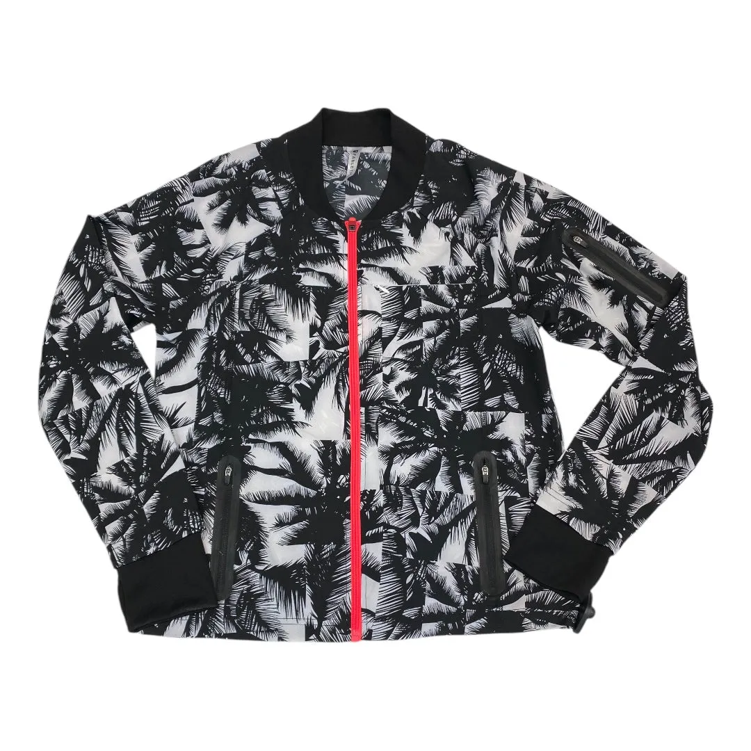 Athletic Jacket By Fabletics In Multi, Size:M Low Profile Logoing