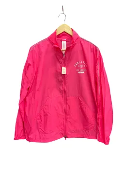 Athletic Jacket By Fabletics In Pink, Size: L NonRestrictiveFit