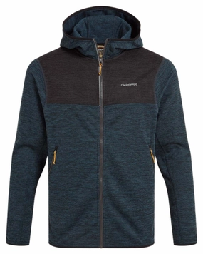 Craghoppers Mens Travos Full Zip Fleece Hooded Jacket Many Pockets